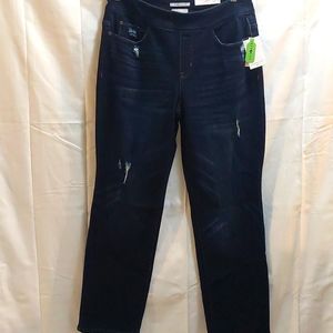 Westbound petite's the park Avenue fit Mid Rise pull on Jeans Size 10P R